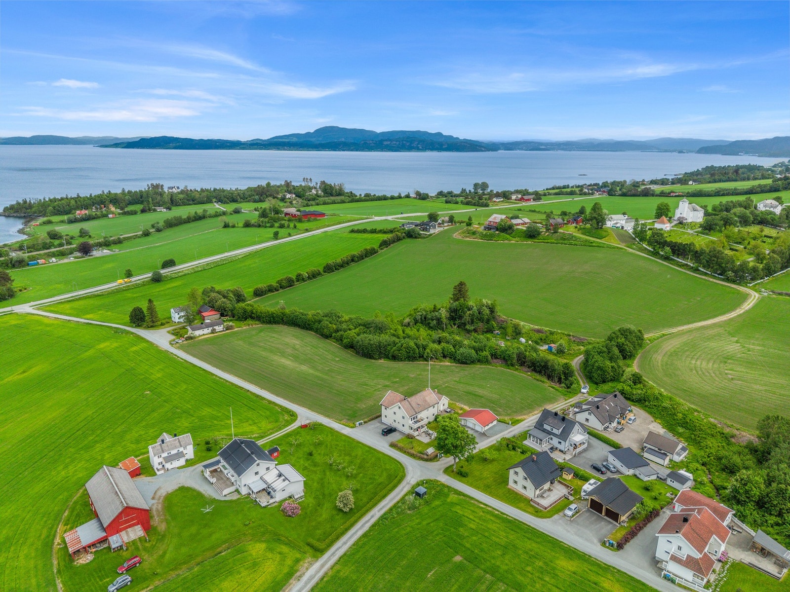 Dronebilde/oversiktsbilde. Galleribilde