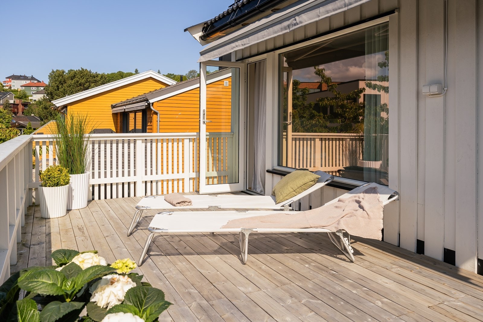 Her er det sol store deler av dagen. Galleribilde
