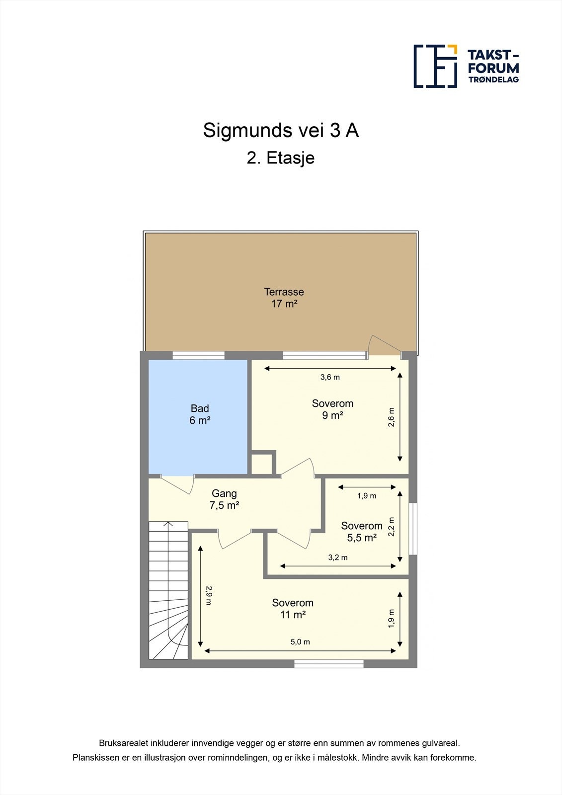 Planskisse 2.etasje Galleribilde
