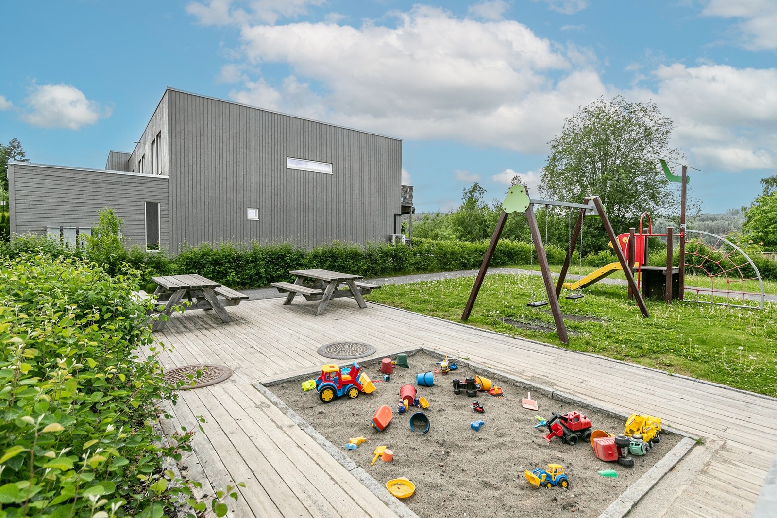 Felles lekeområde for beboerne Galleribilde