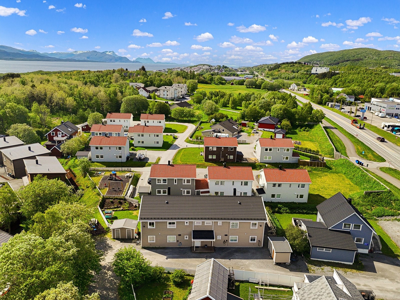 Rolig og etablert boligområde på Bertnes Galleribilde