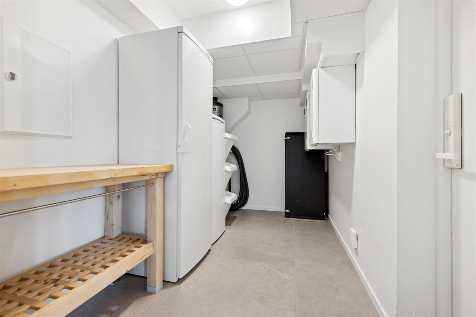 God oppbevaringsplass i flere boder. Galleribilde