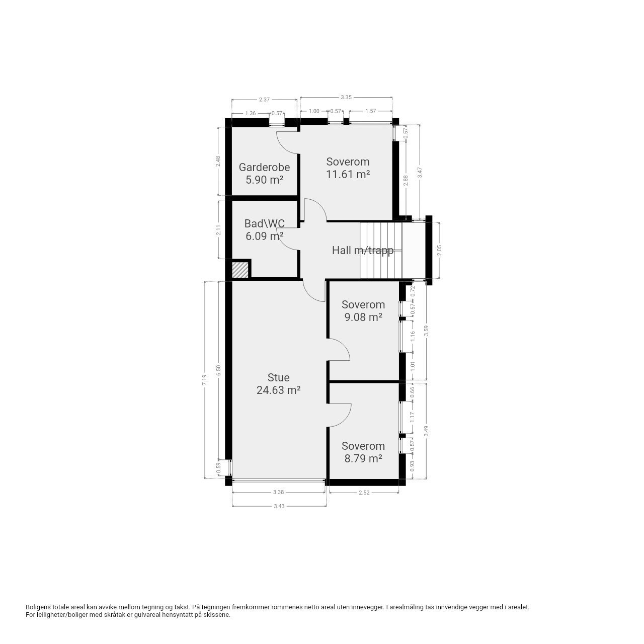 Plantegning - 2.etg Galleribilde