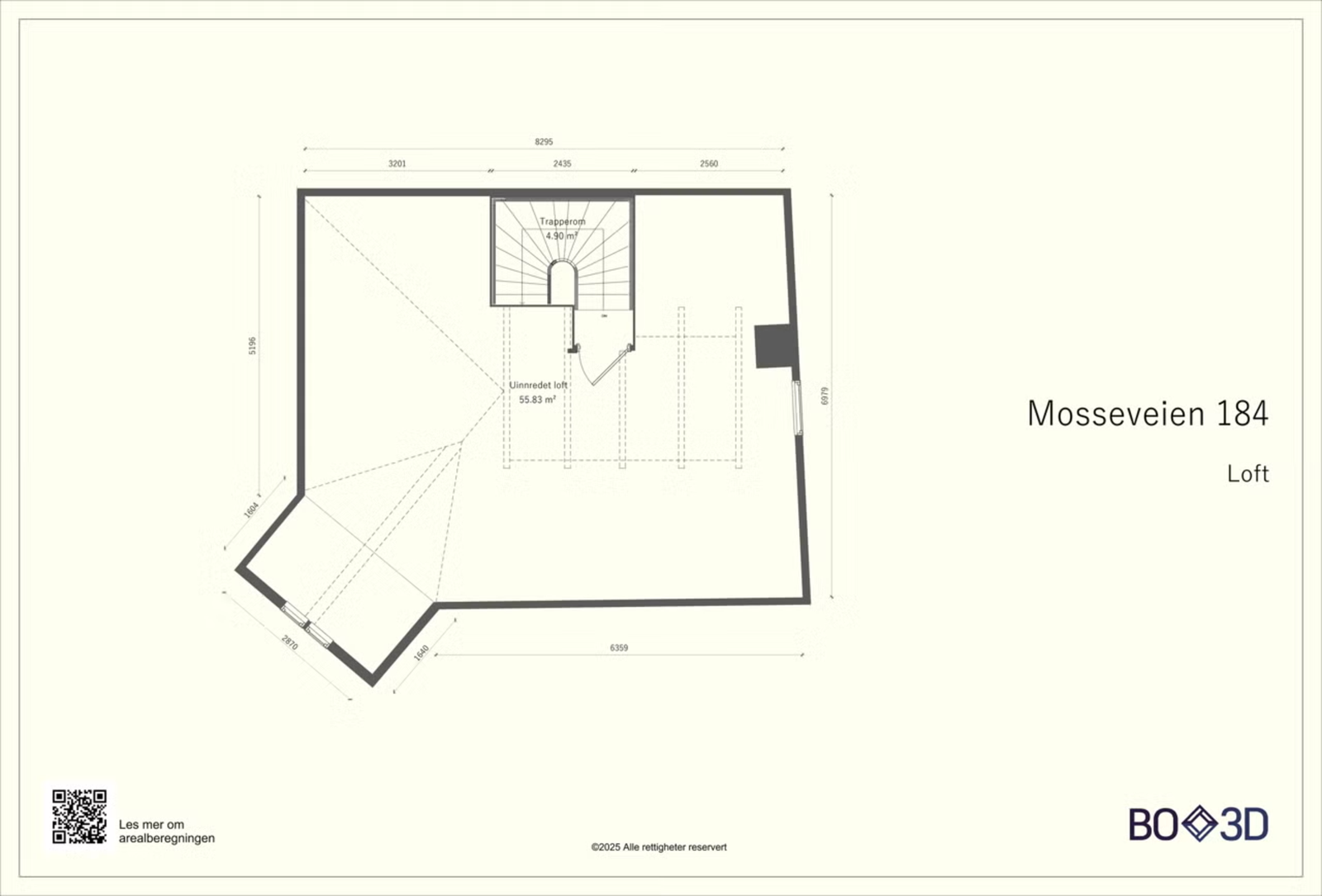 Plantegning loft Galleribilde