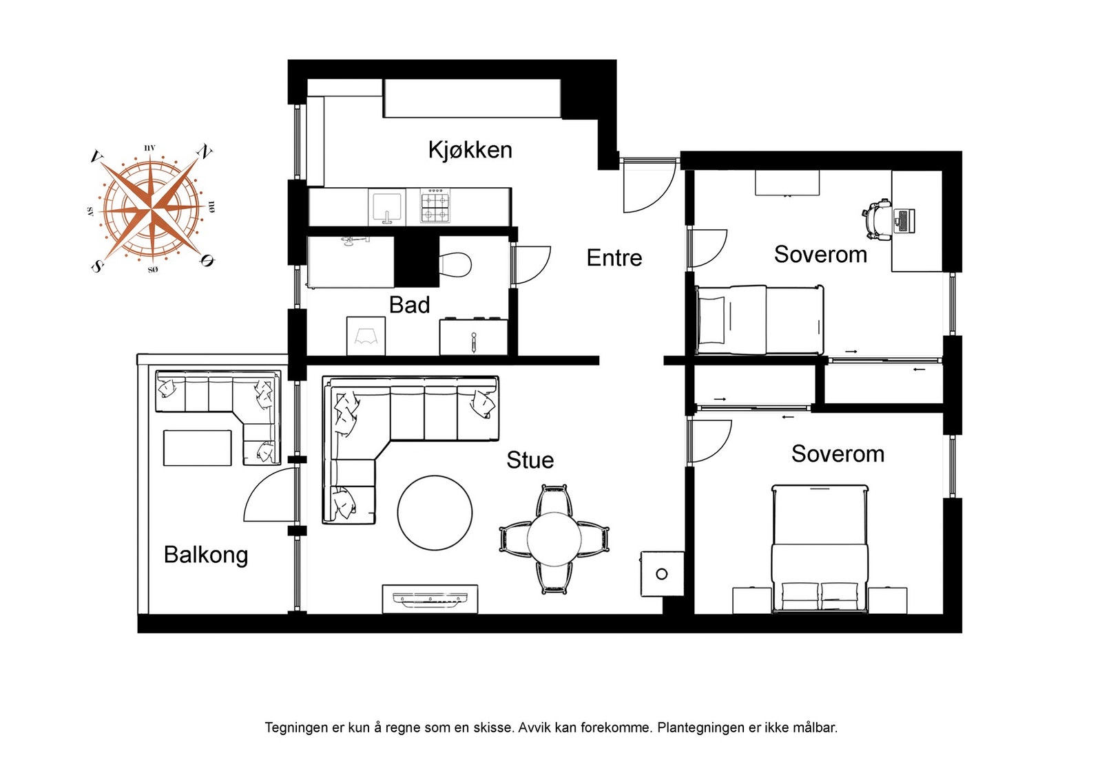 Plantegning Galleribilde