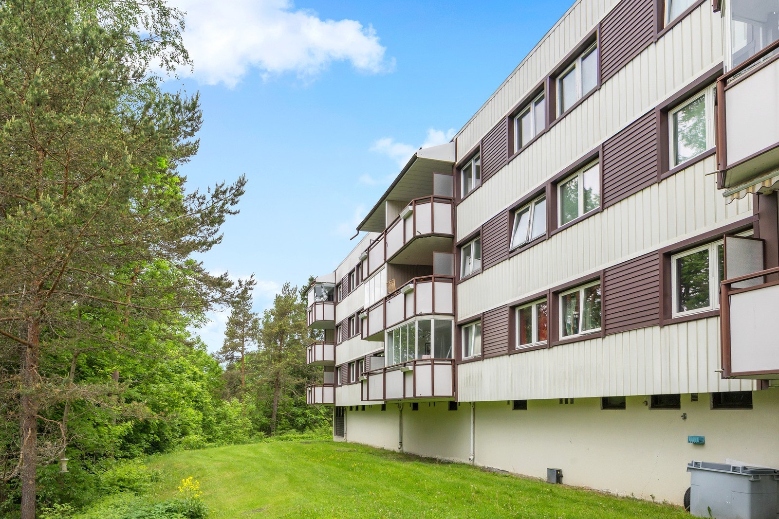 Her bor du i rolige og grønne omgivelser. Galleribilde
