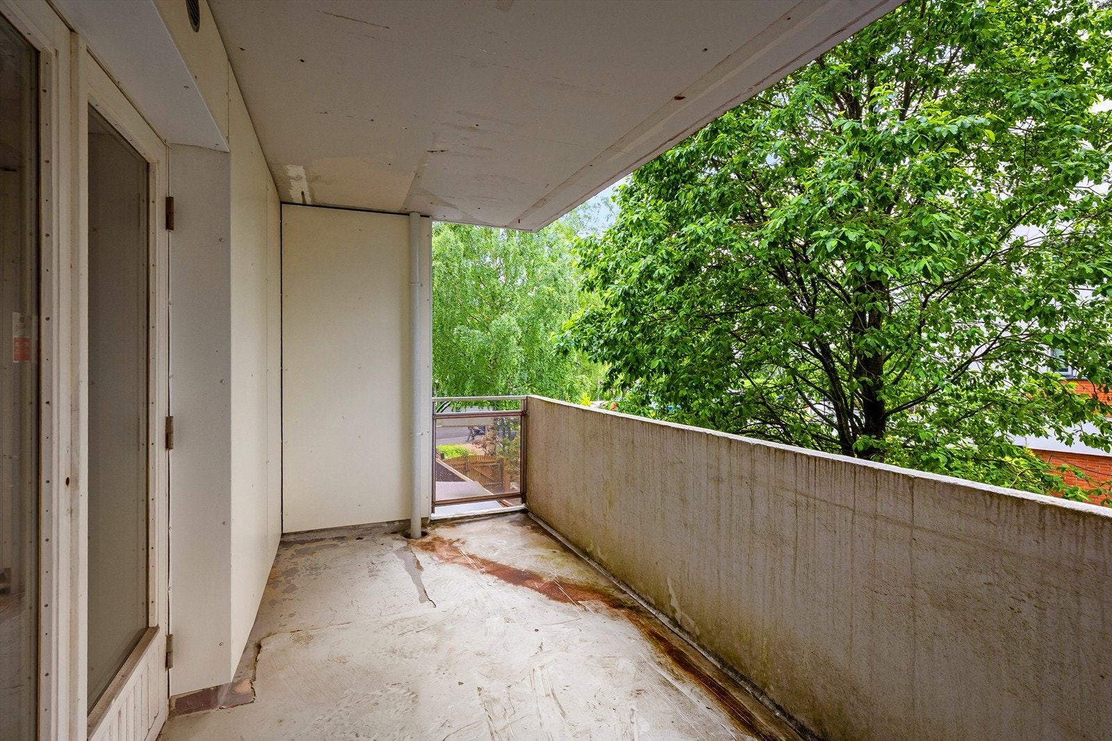 Felles balkong ligger kort vei unna leiligheten Galleribilde