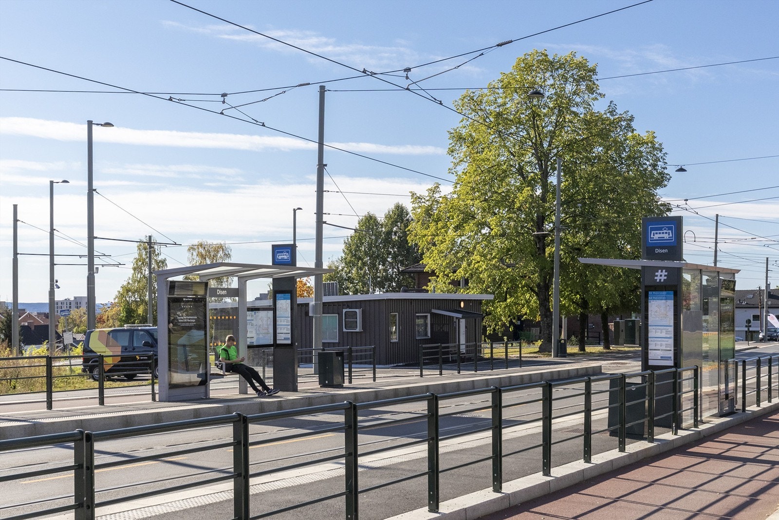 Disen trikkestopp Galleribilde