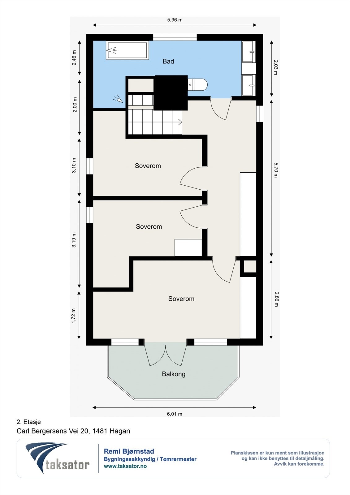 PLANTEGENING 2. ETASJE Galleribilde