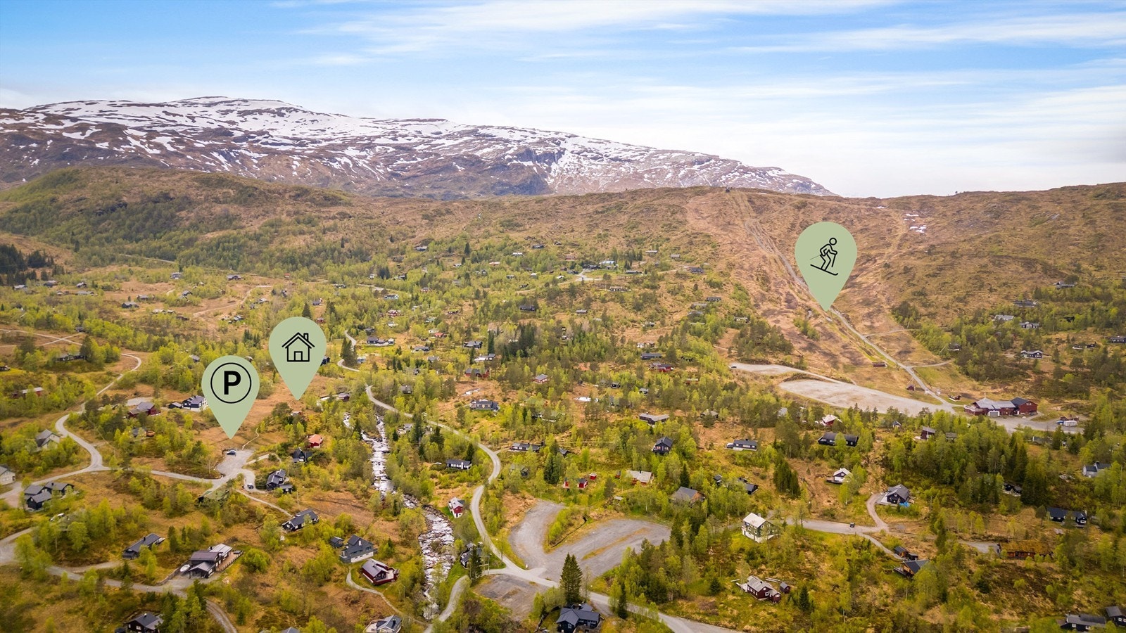 Kvamskogen er et eldorado for ski- og friluftsinteresserte, med Furedalen Alpinanlegg i umiddelbar nærhet. Galleribilde