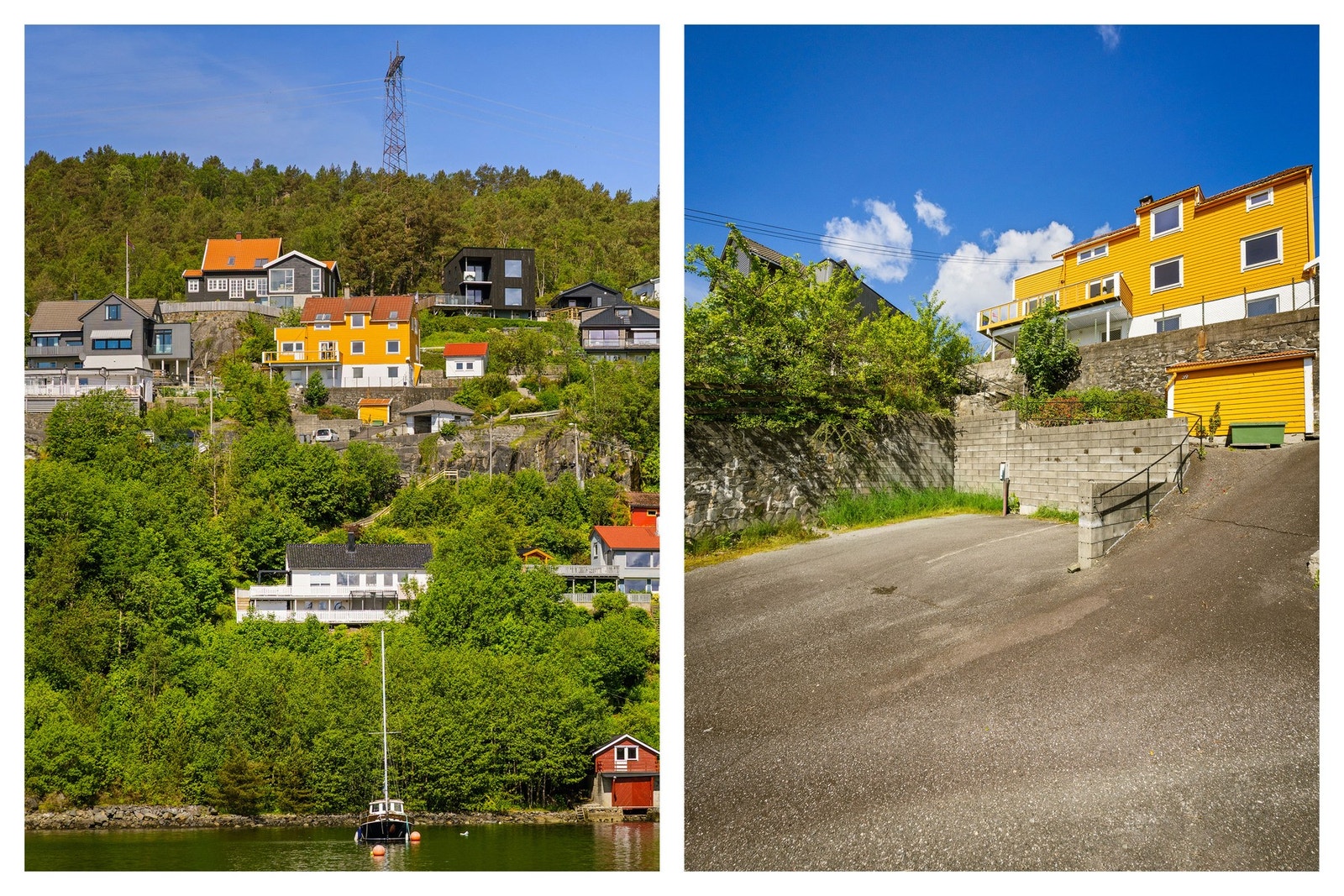 Parkering på egen tomt Galleribilde