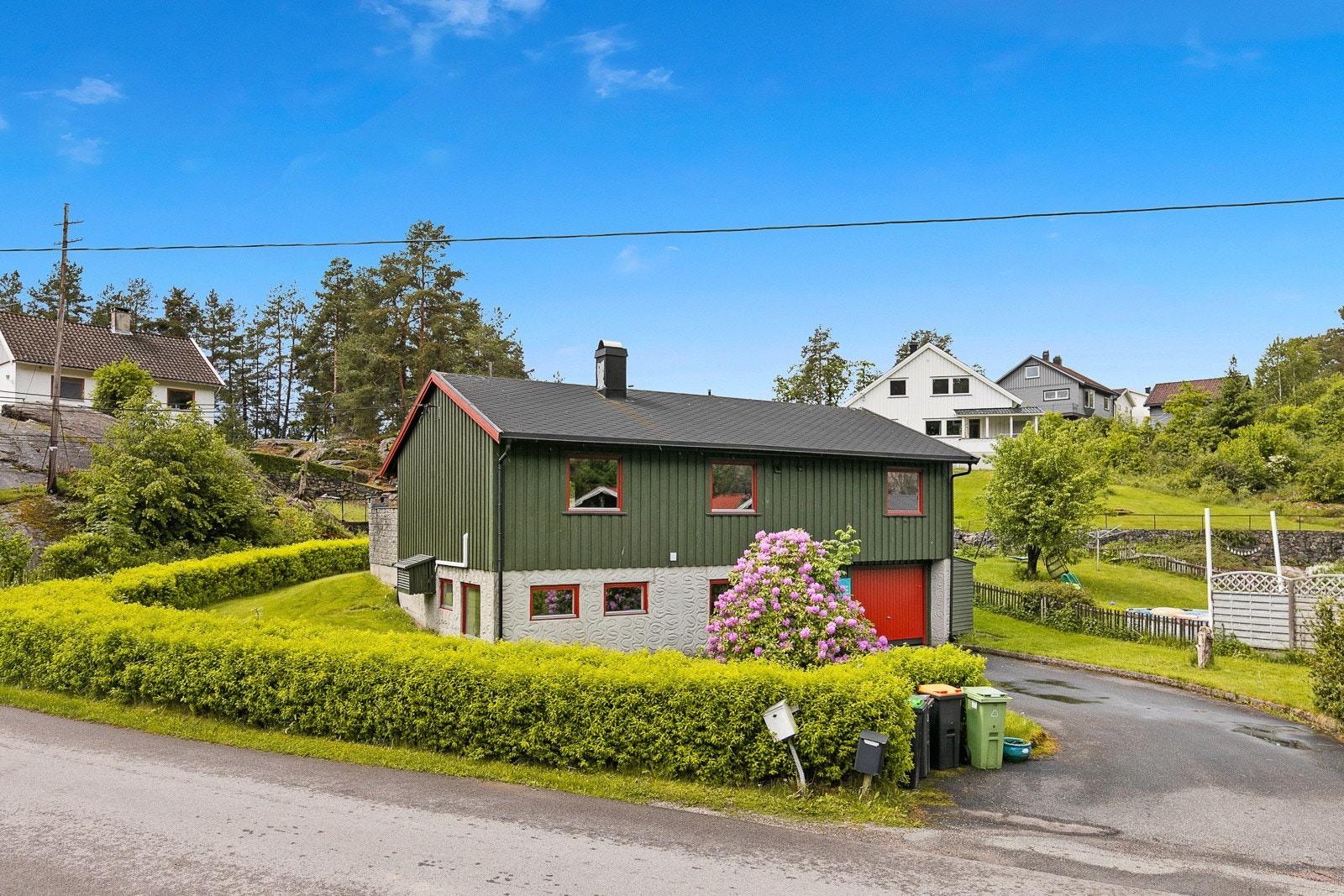 Enebolig med garasje Galleribilde