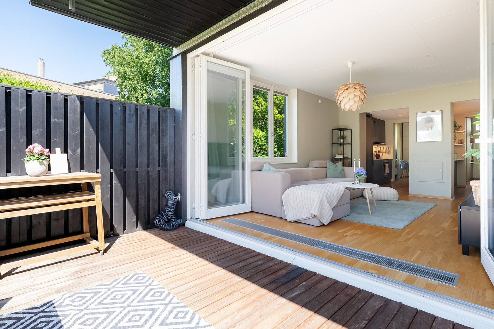 Dette gir en fantastisk forlengelse av stuen på sommerhalvåret. Galleribilde