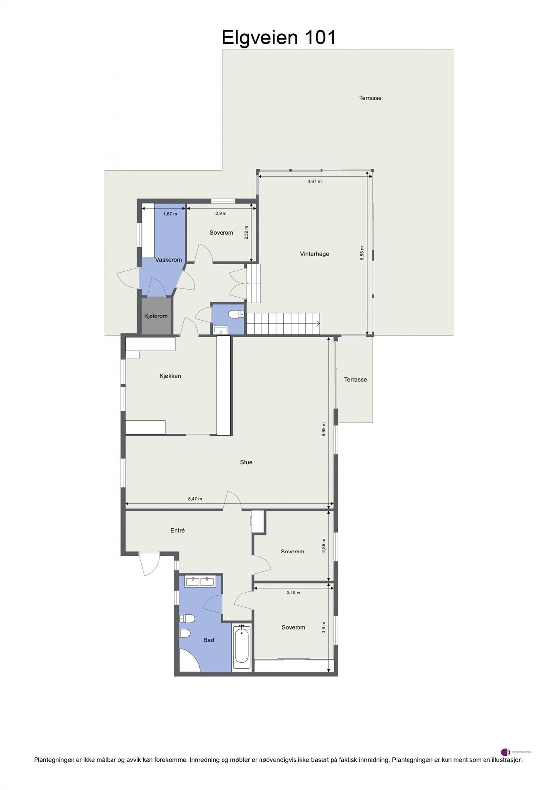 Plantegning 1.etasje. Galleribilde