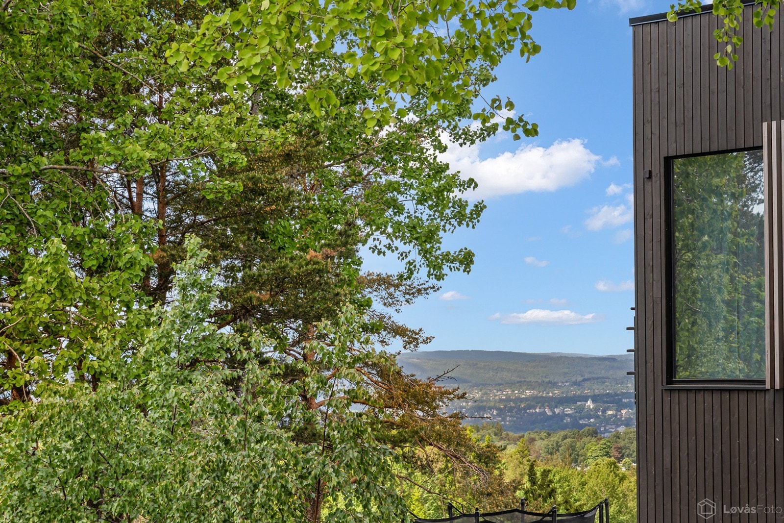 Flott utsikt mot Oslo fra balkongen... Galleribilde