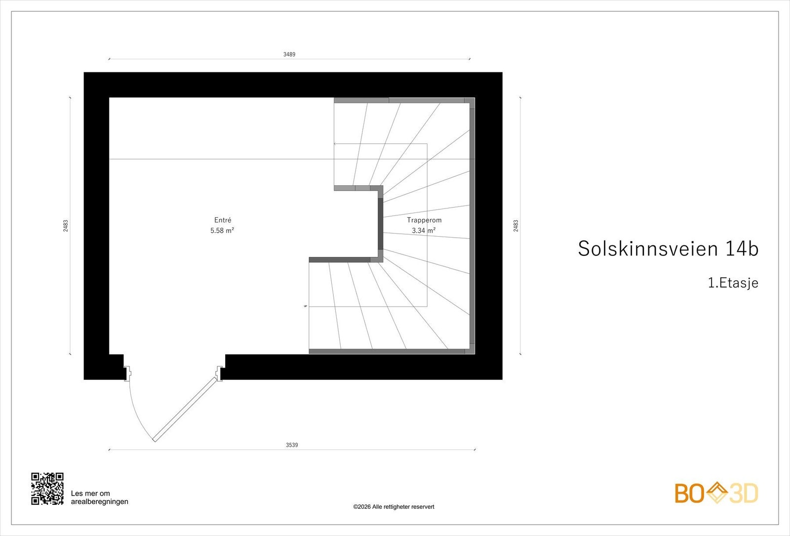 Plantegning inngangsplan Galleribilde