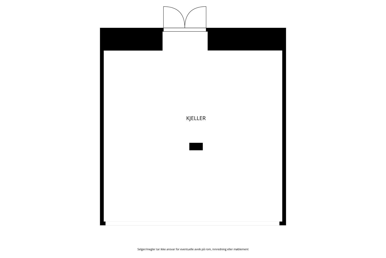 Plantegning Låve kjeller Galleribilde