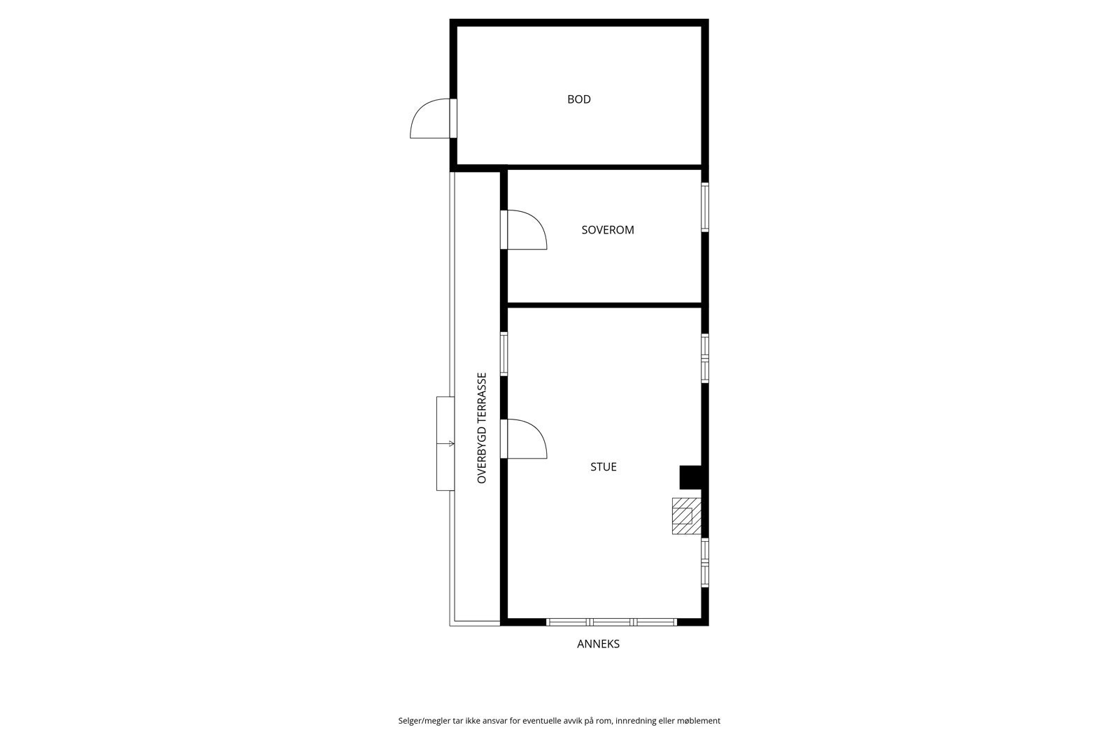 Plantegning Anneks Galleribilde