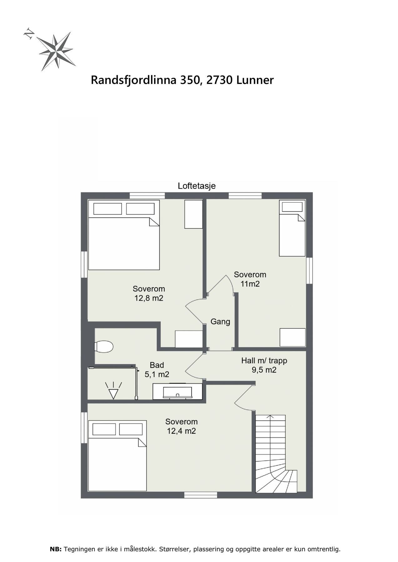 Planskisse Galleribilde