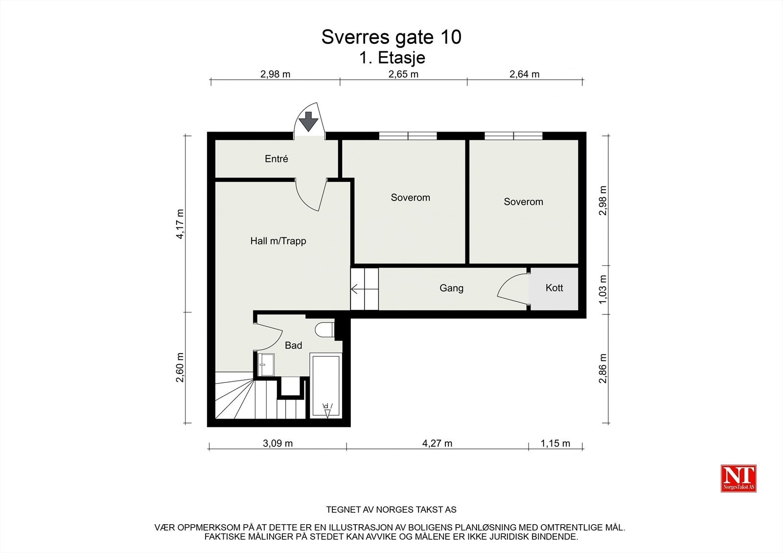Plantegning 1.etasje ikke bruk Galleribilde