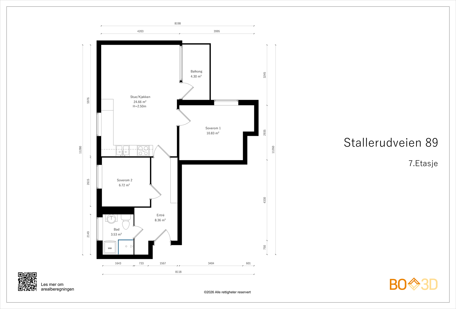 Plantegning Galleribilde