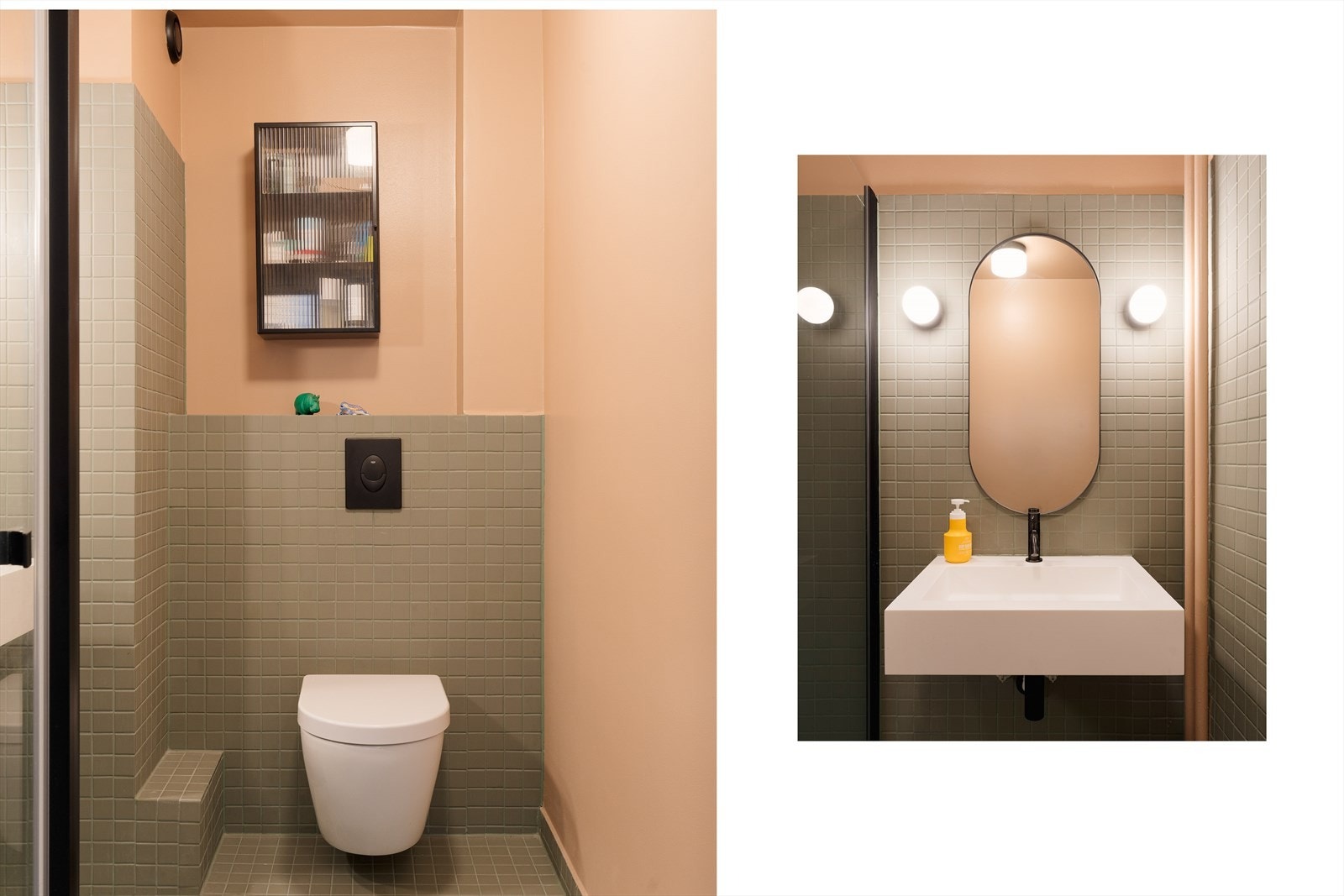 Det er lagt stort fokus på estitikk i oppussingen med blant annet Ifø vegg- og taklampe, samt vask og armatur fra Scandtap. Galleribilde