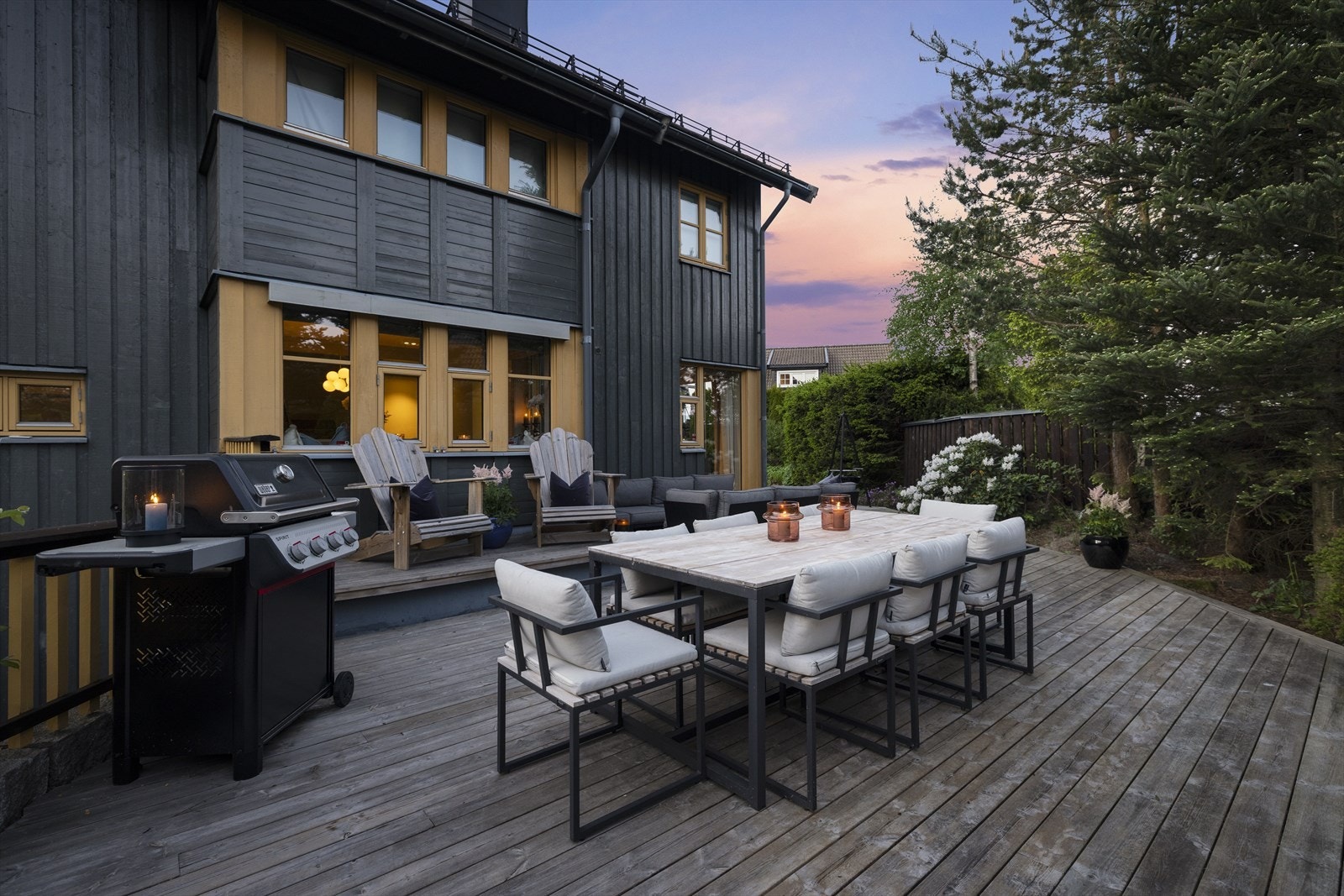 En perfekt ramme for lange sommerkvelder. Galleribilde