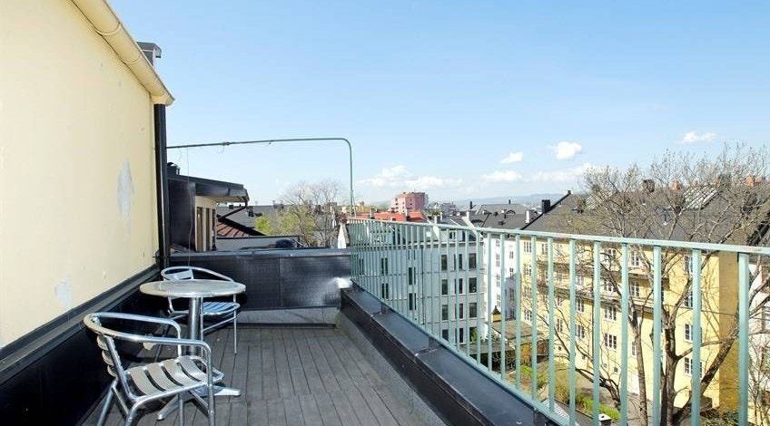 Tilgang til felles takterrasse. Galleribilde