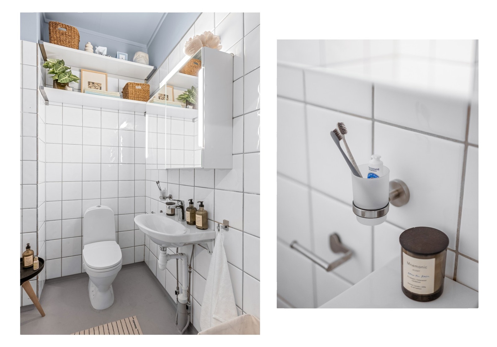 Badet har fin plassering, like ved entréen. Galleribilde