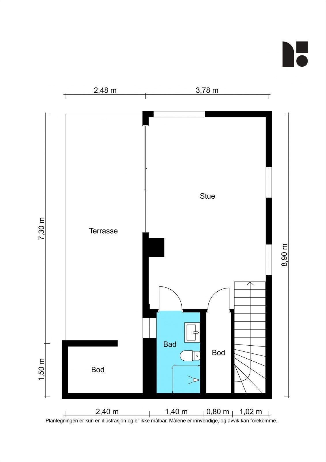 Plantegning 2. etasje. Galleribilde