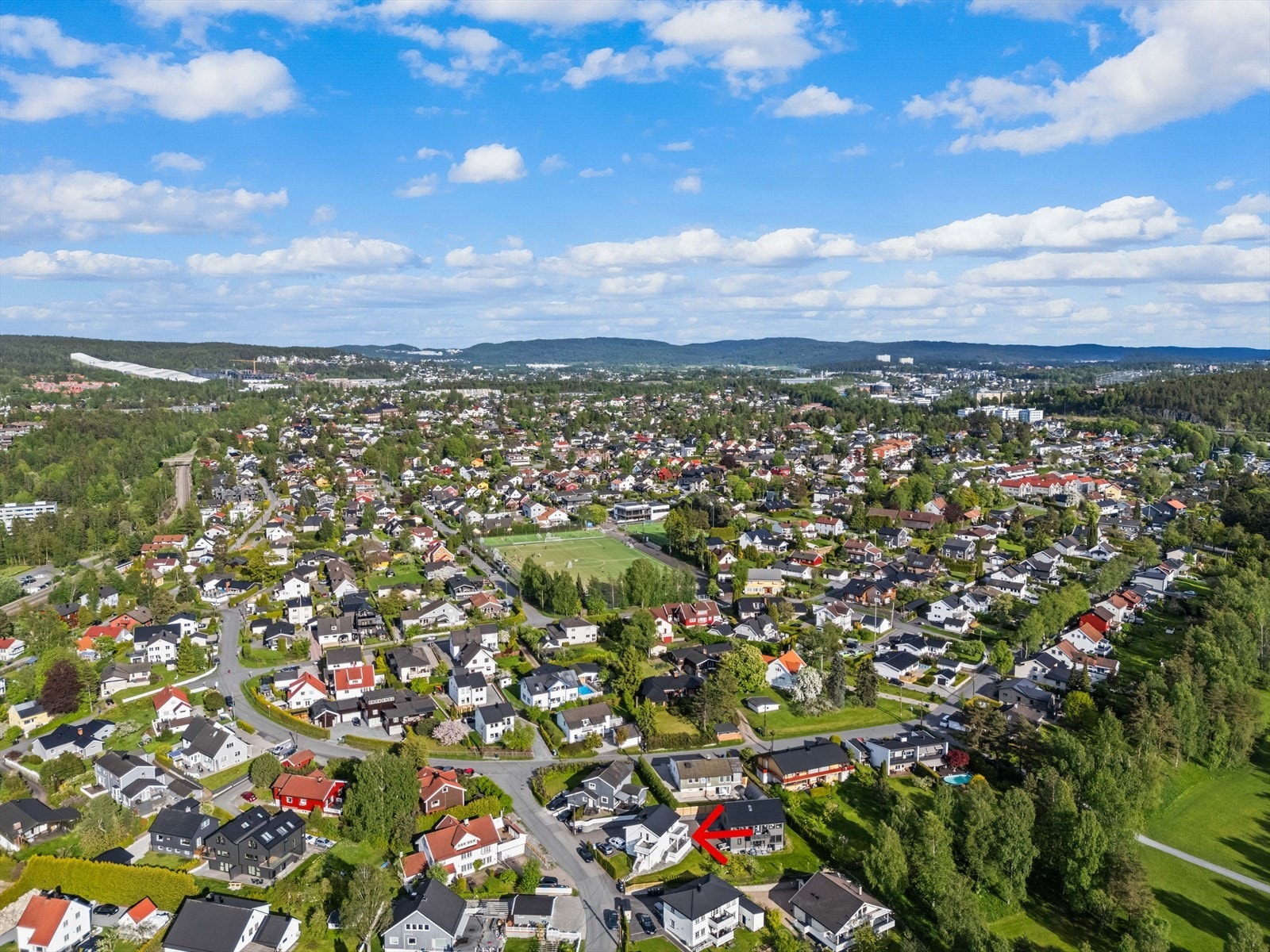 Gangavstand til tog, barneskole etc. Galleribilde