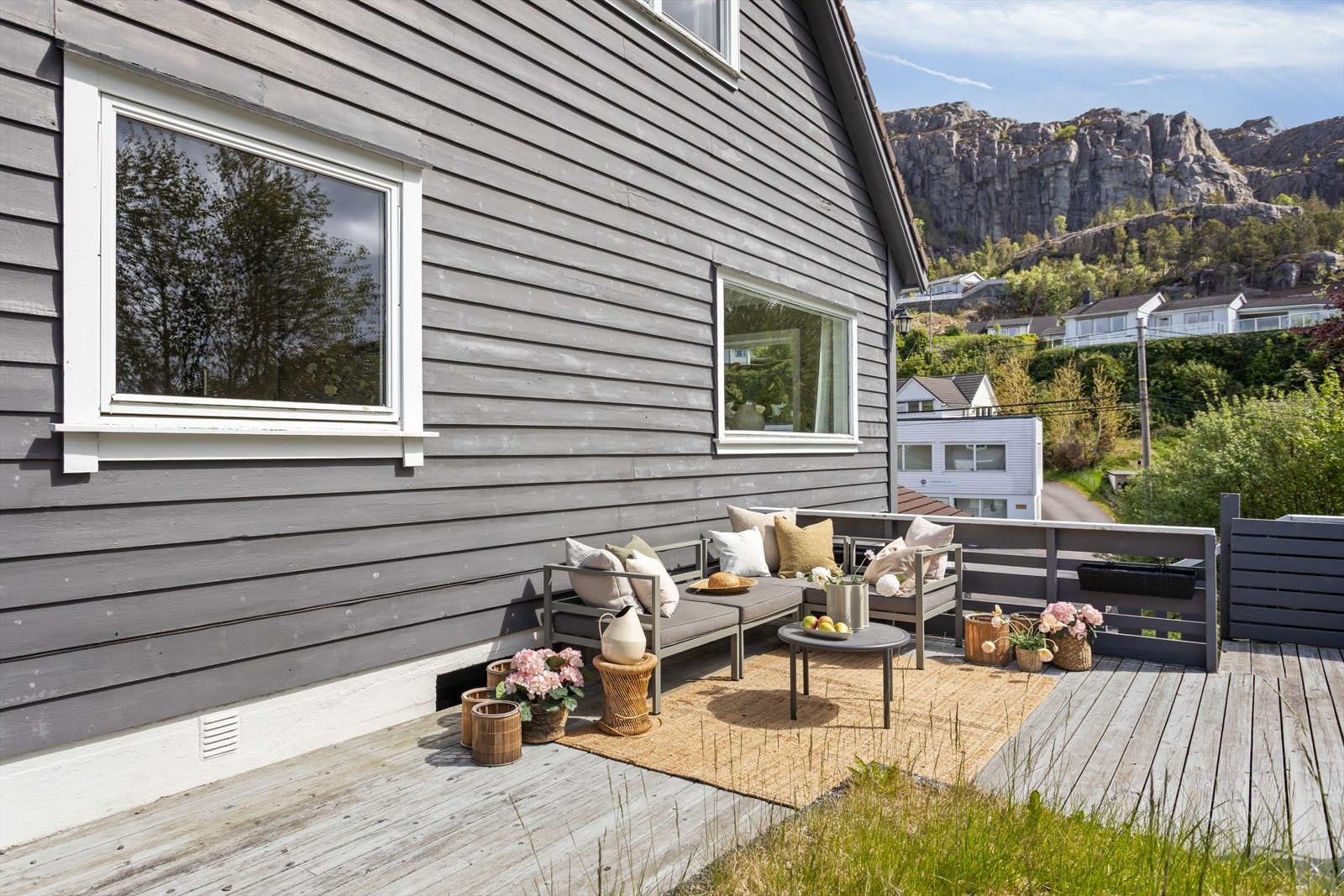 En innbydende altan på hele 21 m². Galleribilde