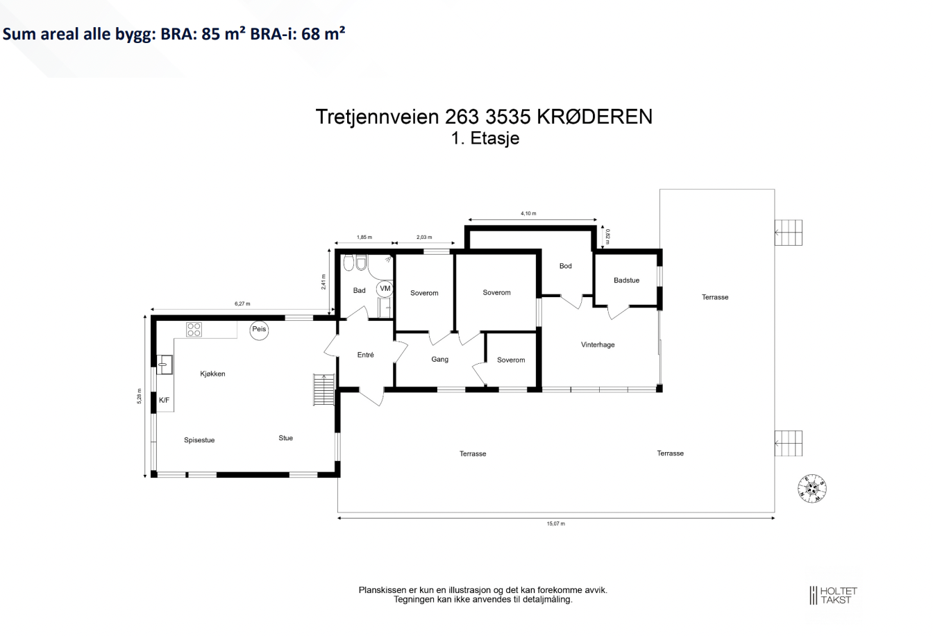 Plantegning Galleribilde
