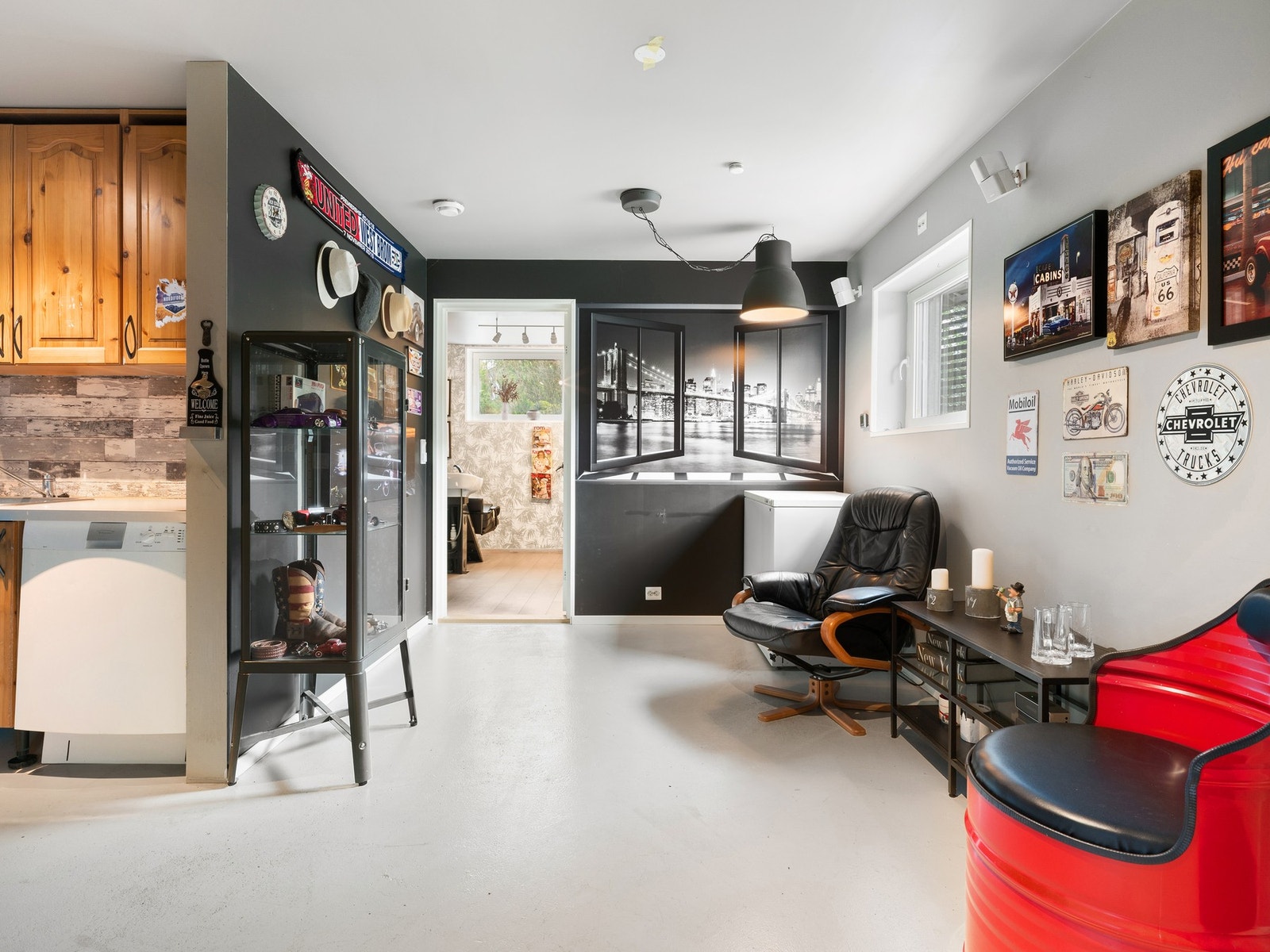 Mancave/hobbyrom Galleribilde