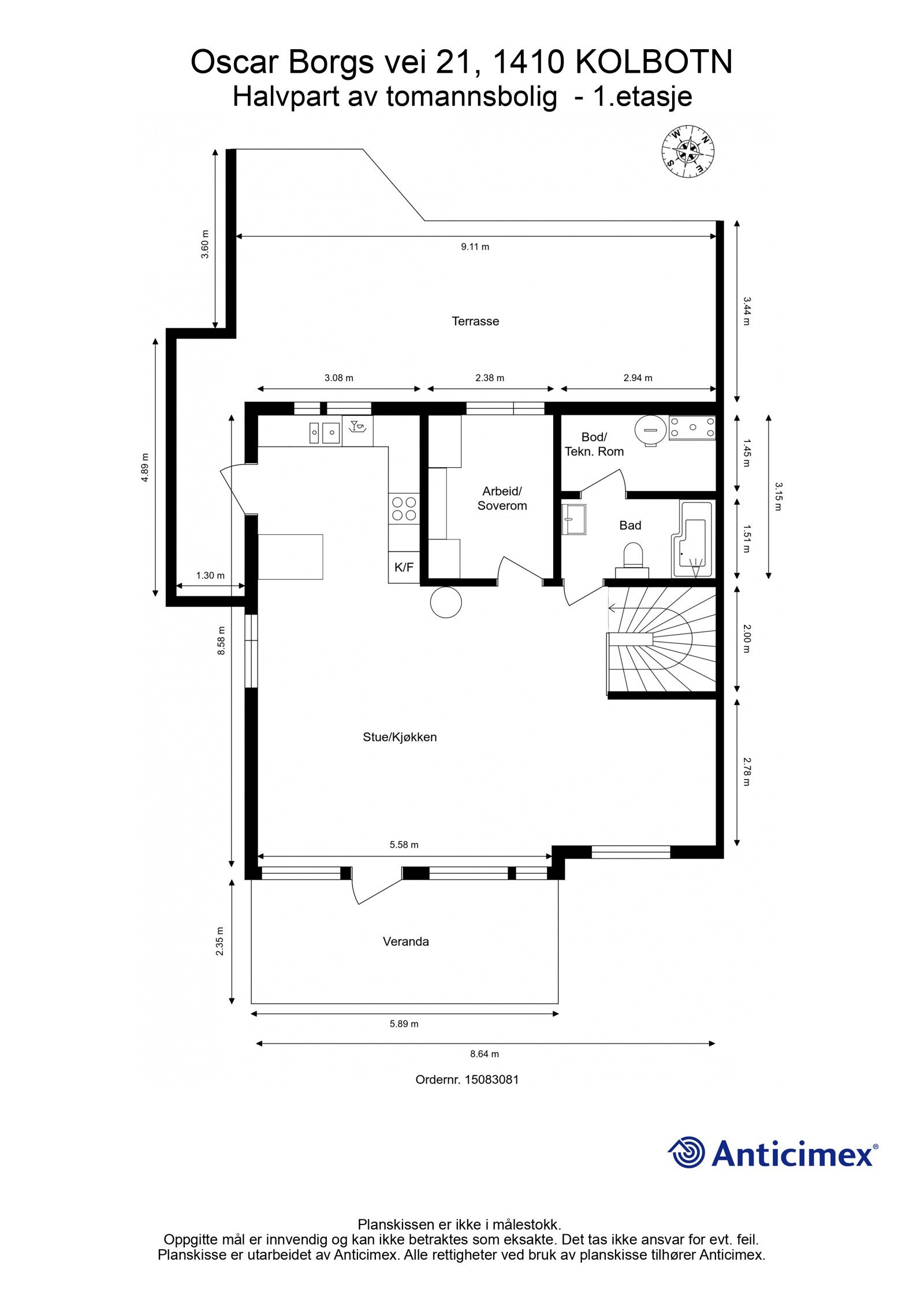 Plan 1. etasje Galleribilde