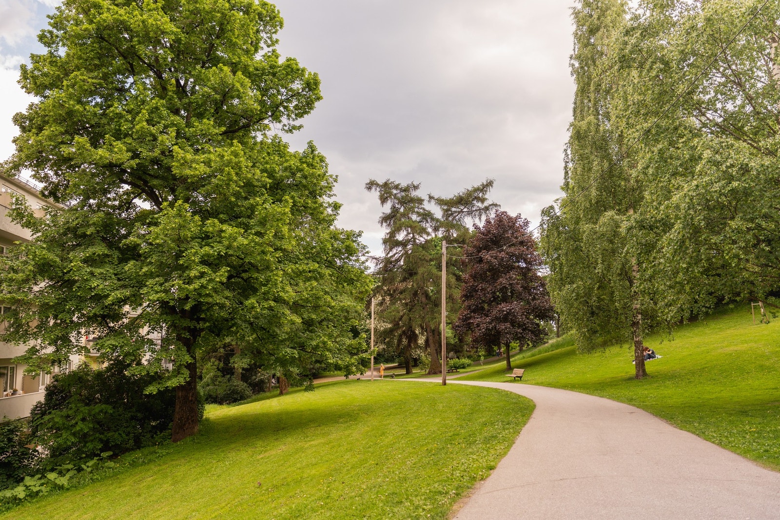 Parken byr på fine turstier og grønne lunger for rekreasjon. Galleribilde