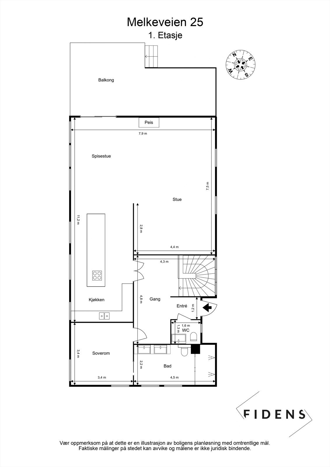Planteging 1. etg Galleribilde