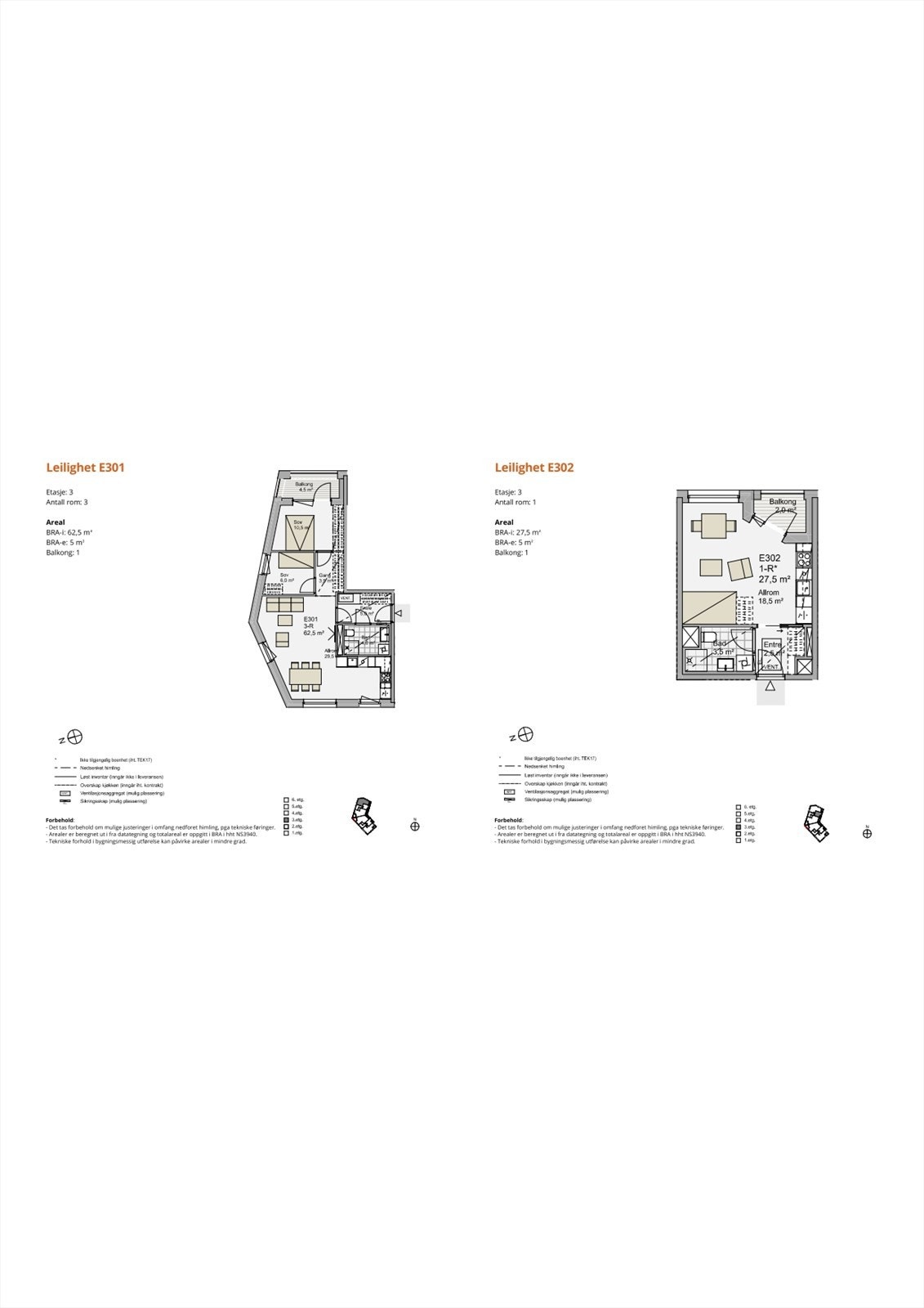 Planskisse E302. Galleribilde