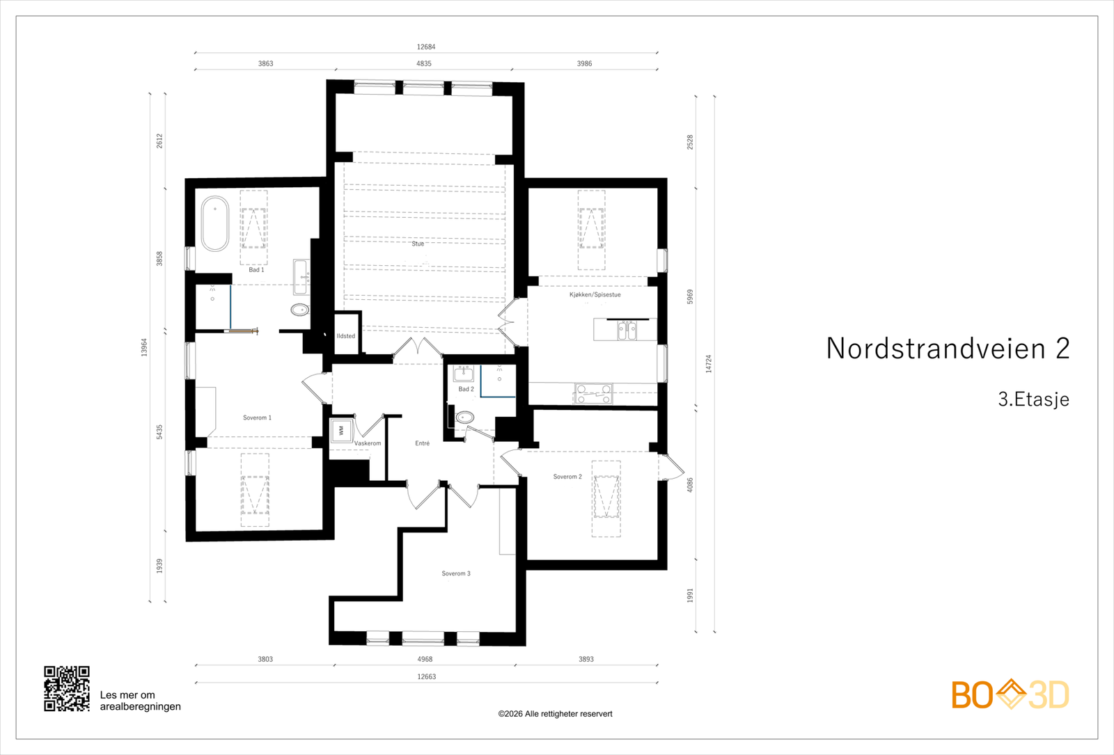 Plantegning Galleribilde