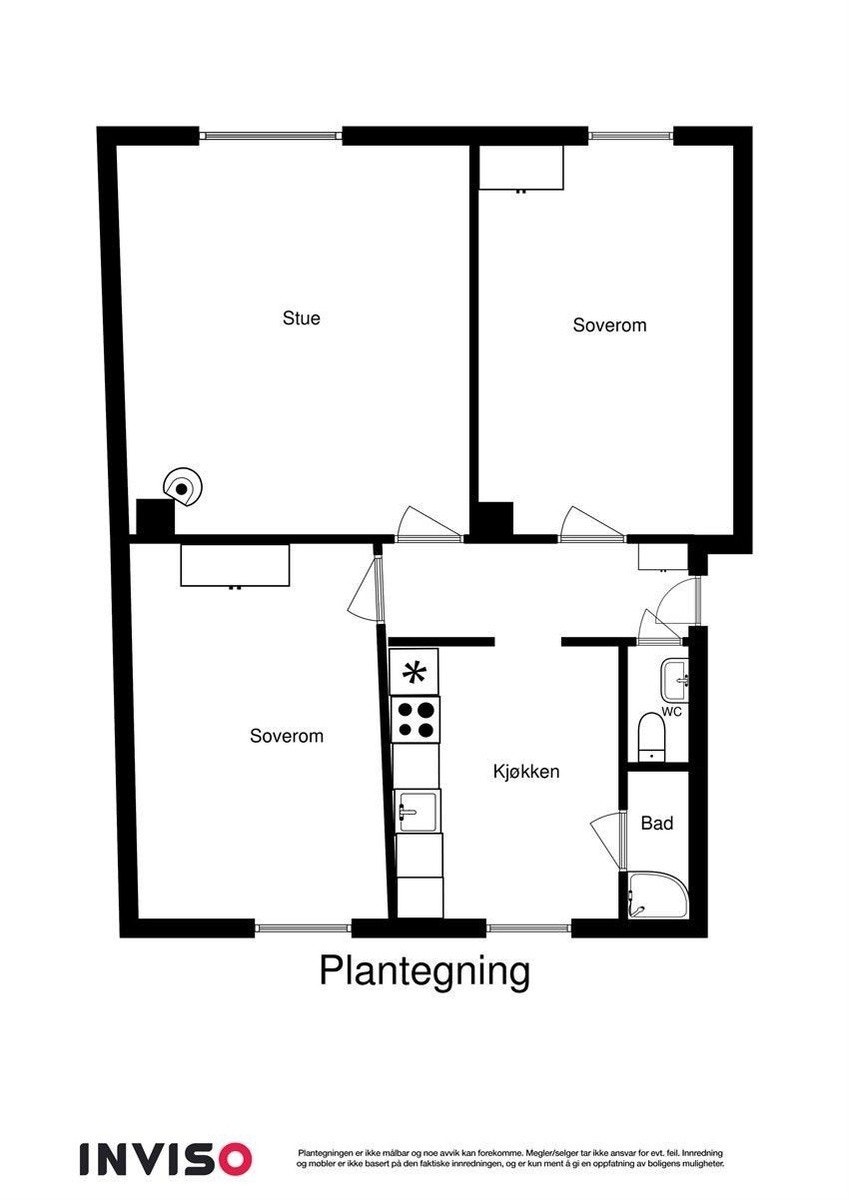 Plantegning Galleribilde