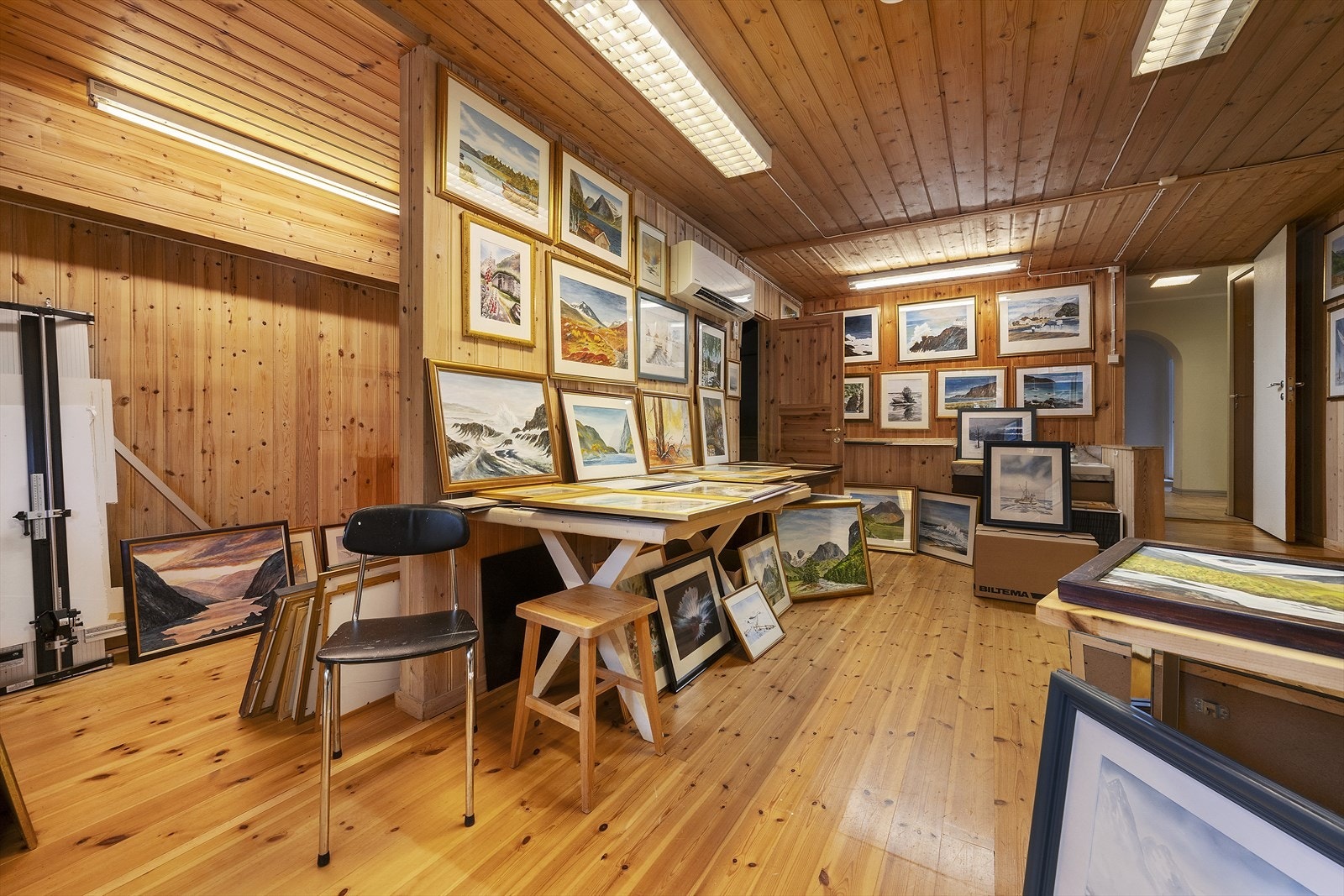Hobbyrom i 1. etasje. Galleribilde