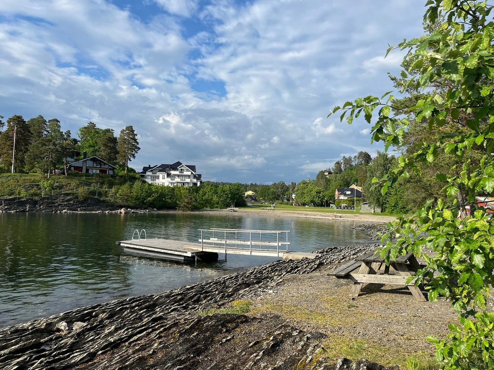 Badestranden på Hvamodden Galleribilde