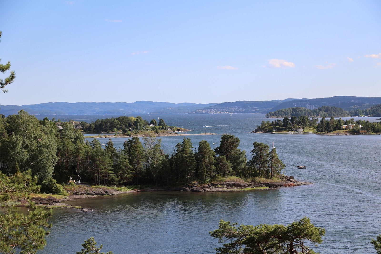 Utsikt fra terrassen Galleribilde