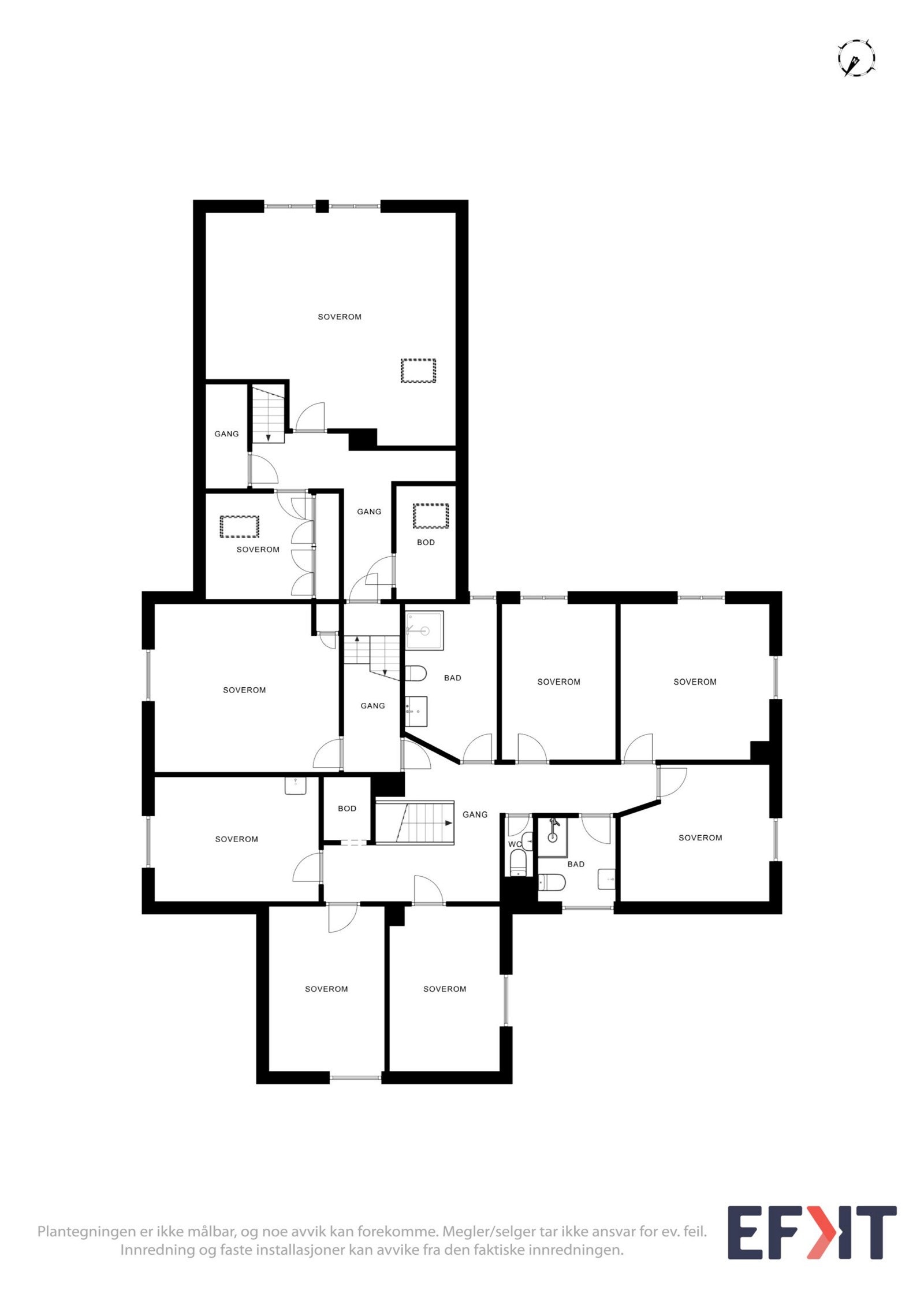Planskisse Galleribilde