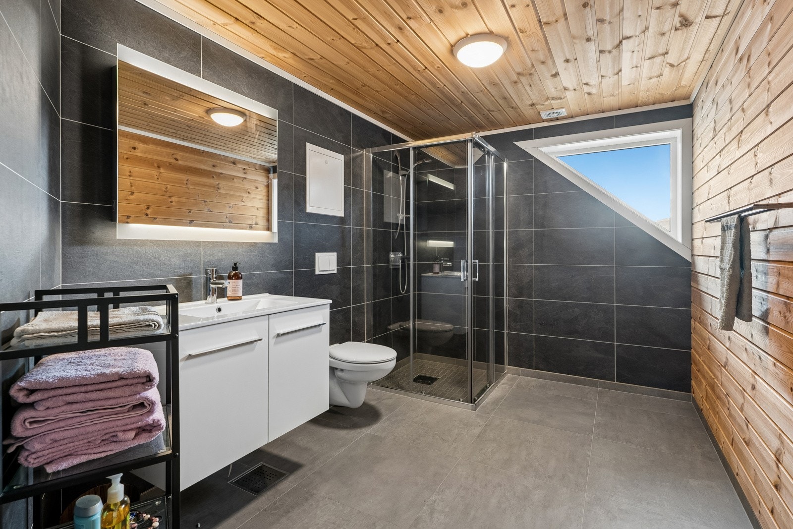 Moderne og flott bad Galleribilde