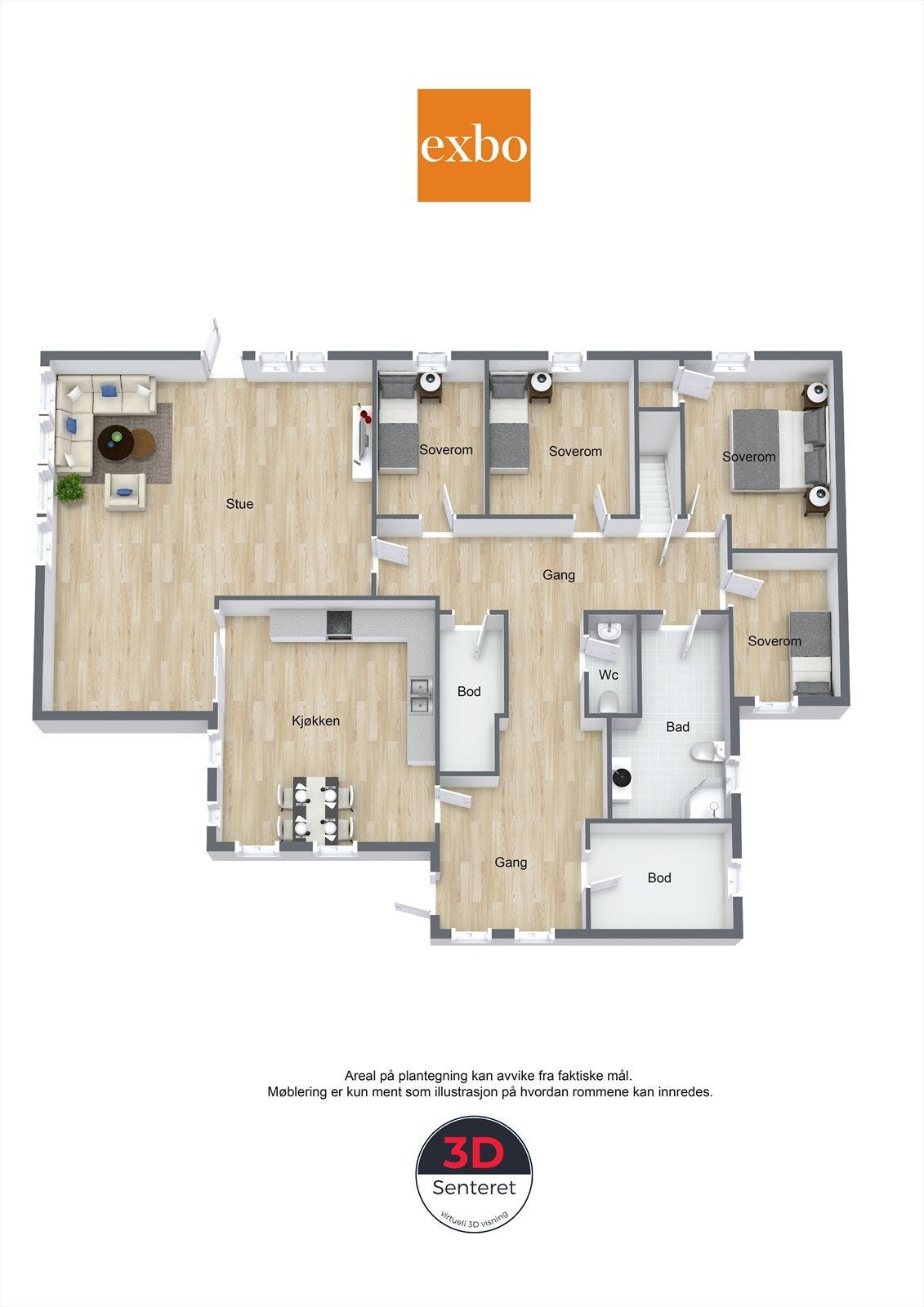 Plantegning Galleribilde