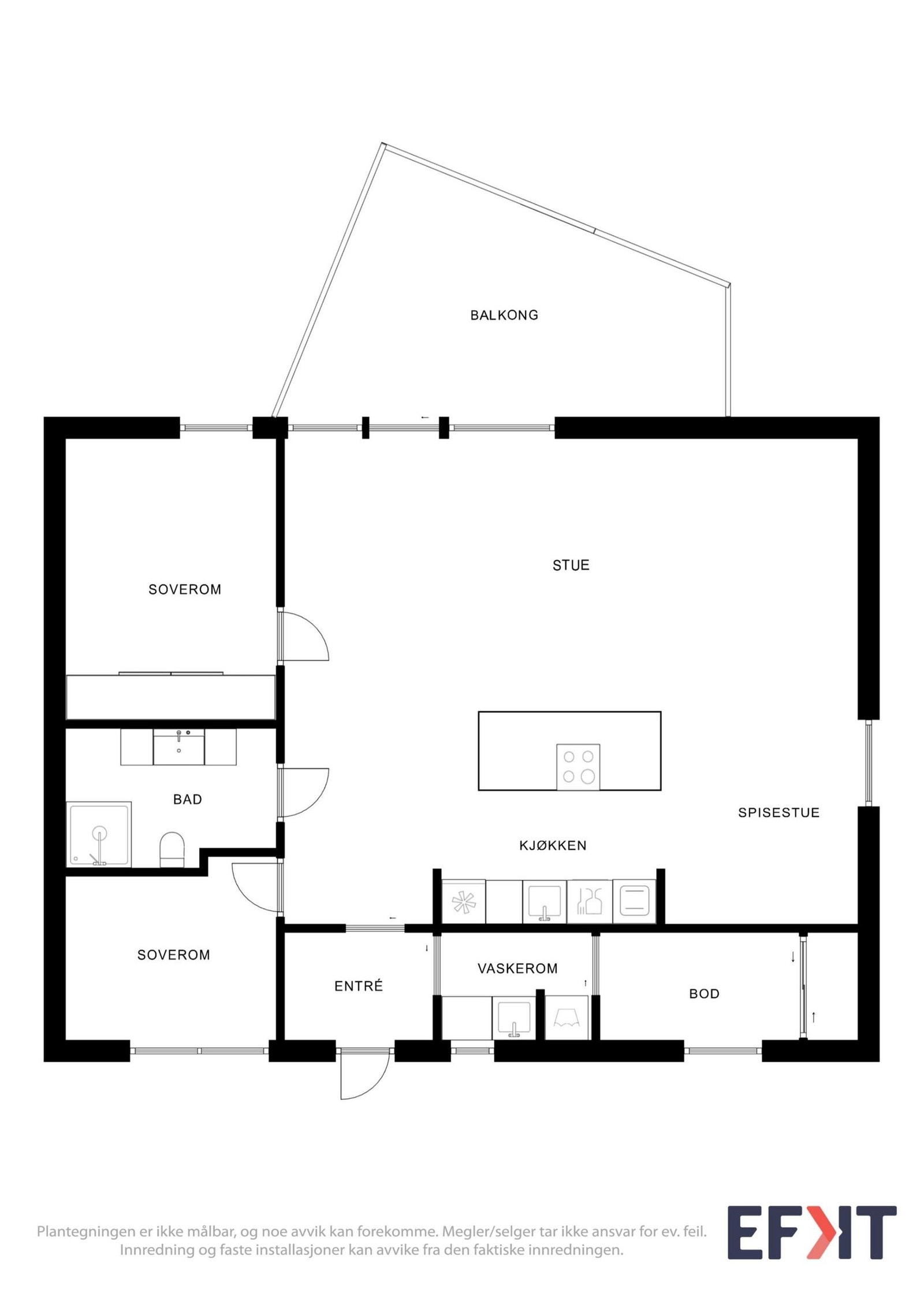 Plantegning. Ikke målsatt. Galleribilde