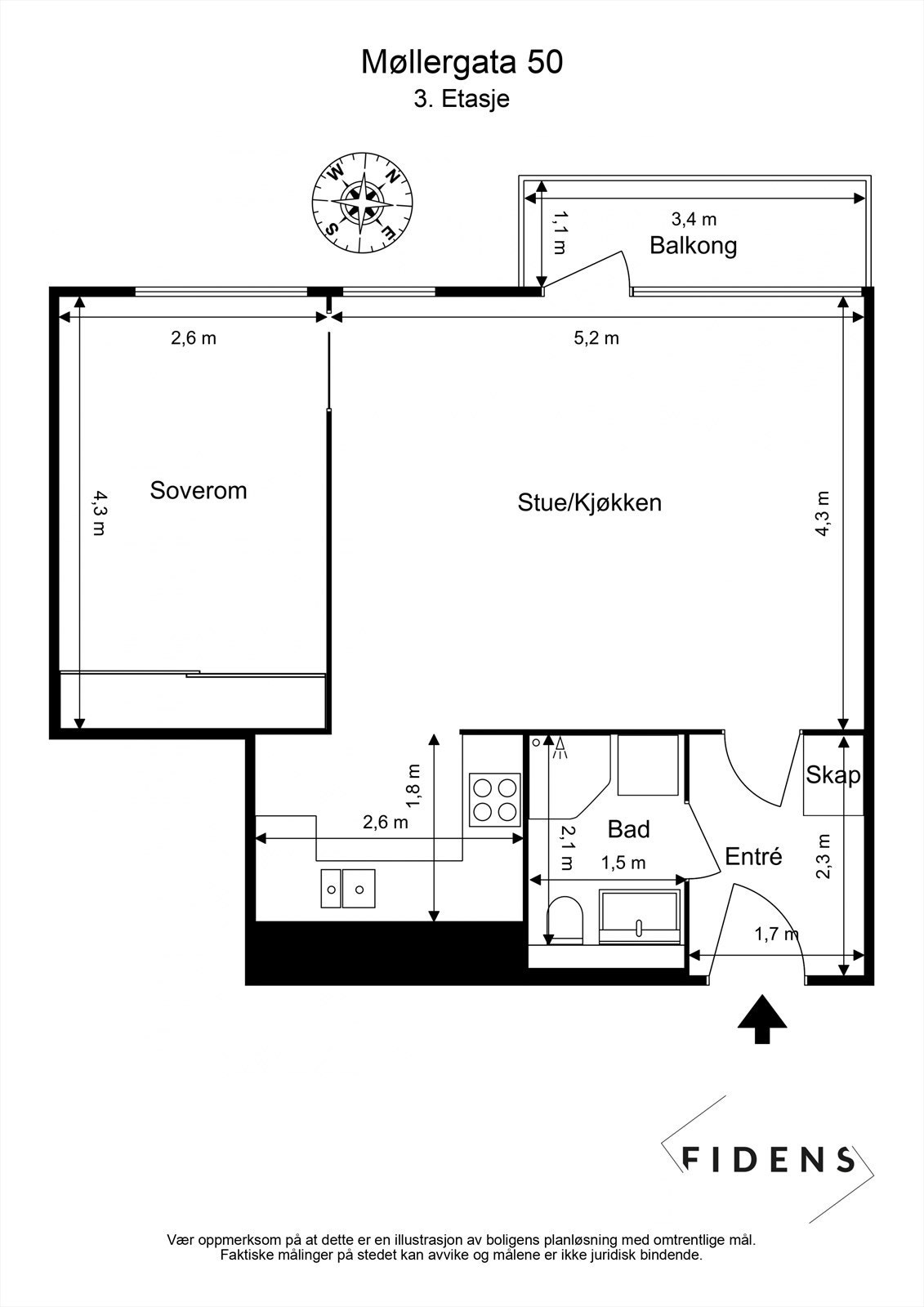 Plantegning Galleribilde