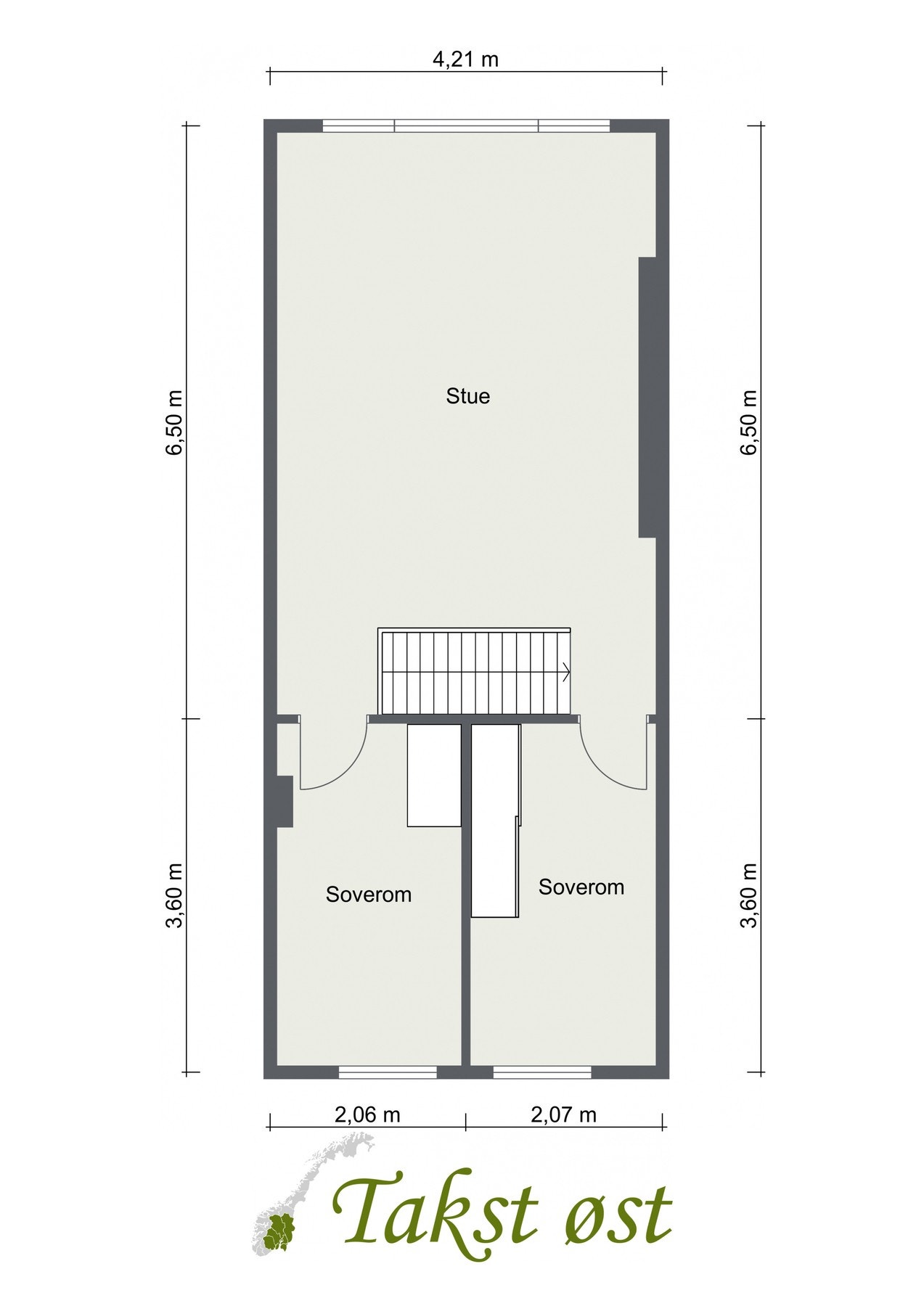 Planløsning 2. etasje. Galleribilde
