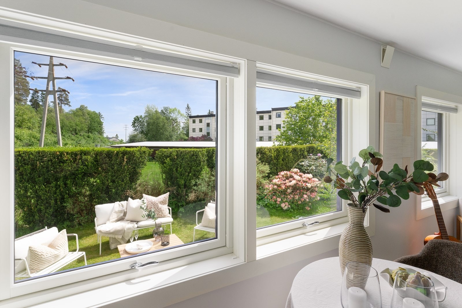 Detaljfoto stue til privat hagedel Galleribilde
